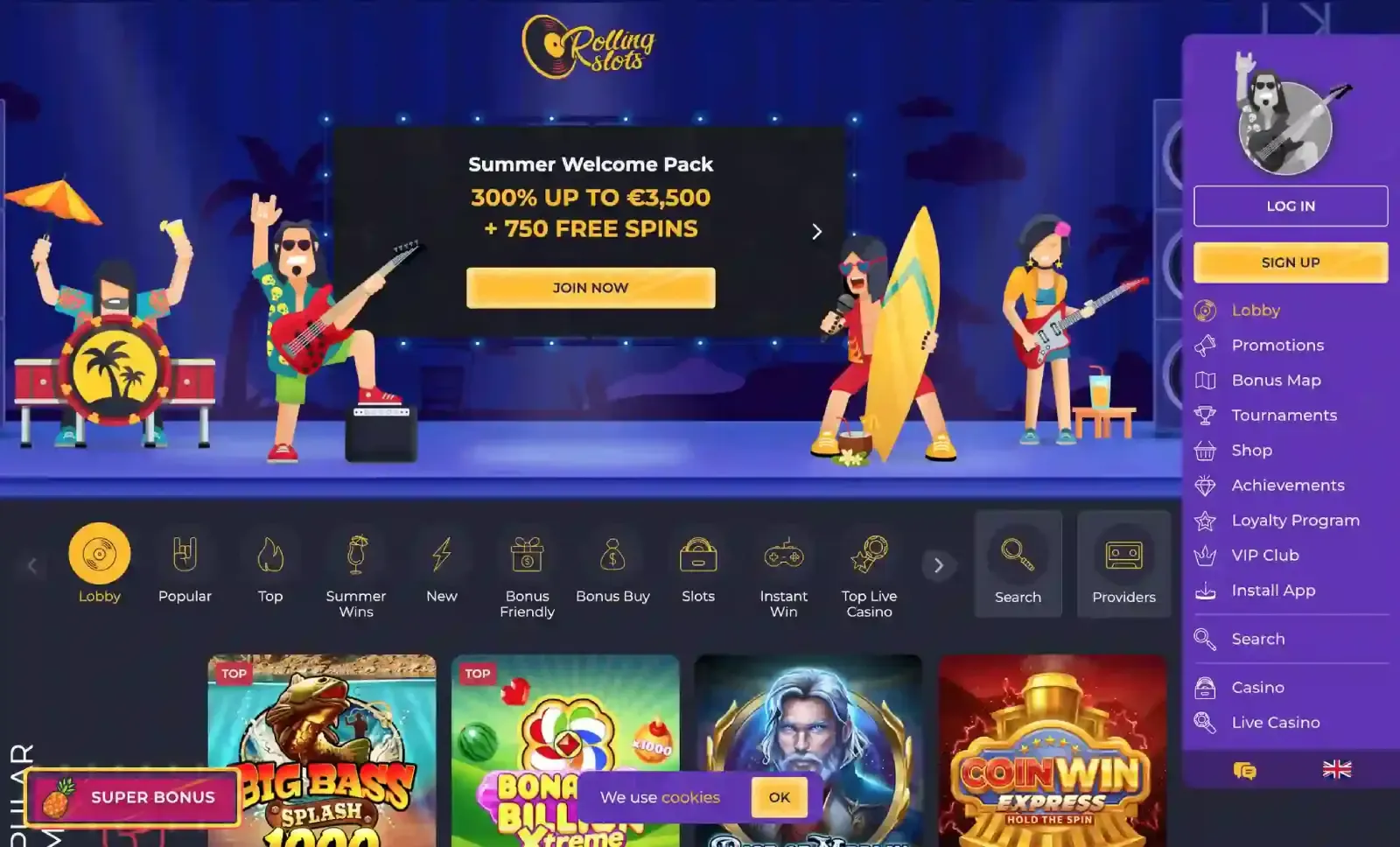Rolling Slot Casino screenshot 1